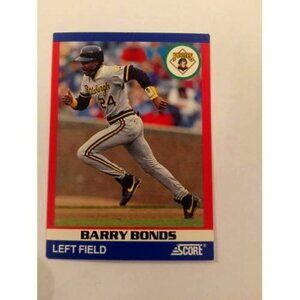 1991 Score 100 Superstars Barry Bonds Pittsburgh Pirates #26 (024)